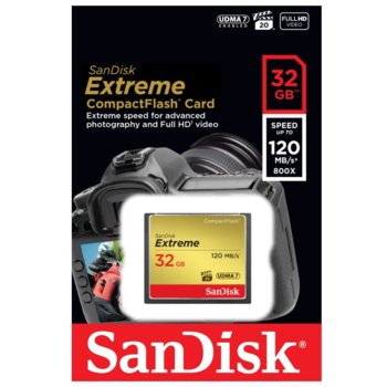 32GB SanDisk Extreme CompactFlash