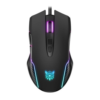 Мишка Onikuma CW905, оптична (6400dpi), USB, черна, подсветка, 7 бутона | JAR Computers Мишка Onikuma CW905 767