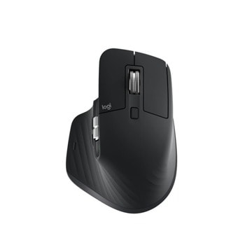 Мишка LOGITECH MX Master 3 Advanced, лазерна(4000 dpi), USB, 7 програмируеми бутона, Bluetooth, USB, до 10m обхват, черна | JAR Computers LOGITECH MX Master 3 Advanced 910-005710