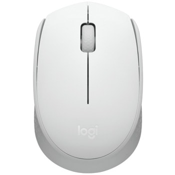 Мишка Logitech M171, безжична, оптична (1000 dpi), USB, бяла | JAR Computers Logitech M171 Wireless Mouse