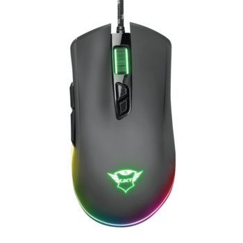 Мишка Trust GXT 900 Kudos RGB, оптична (15.000 dpi), RGB подсветка, 7 бутона, USB, черна | JAR Computers TRUST GXT 900 Kudos RGB Mouse 23400