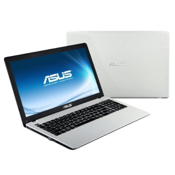 Лаптоп 15.6" (39.62 cm) ASUS X551CA-SX033D, бял, двуядрен Intel® Pentium® 2117U 1.8 GHz, HD LED Display (HDMI), 4GB, 500GB, USB3.0, no OS, 2.15kg, 2г. гаранция | JAR Computers 156 ASUS X551CA-SX033D White