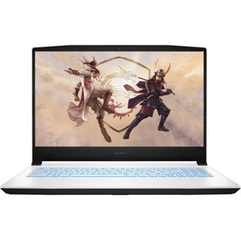 Лаптоп MSI Sword 15 A11UE (9S7-158113-658-16GB)(бял), шестядрен Tiger Lake Intel Core i5-11400H 2.7/4.5 GHz, 15.6" (39.62 cm) Full HD IPS 144Hz Anti-Glare Display & GF RTX 3060 6GB, (HDMI), 16GB DDR4, 512GB SSD, 1x Type-C USB3.2, No OS | JAR Computers MSI Sword 15 A11UE