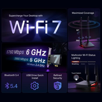 TP-Link Archer TBE550E Разопакован продукт