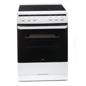 Готварска печка Amica 6018CE2.20EW, 4 нагревателни зони, 62л. обем, електронно управление, бяла | JAR Computers Amica 6018CE2.20EW