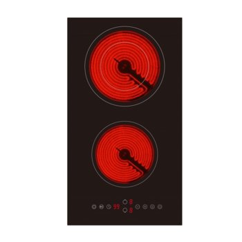 Стъклокерамичен котлон с инфрачервен нагревател Arielli AE-322S, 2 нагревателни зони, таймер, черен | JAR Computers Arielli AE-322S