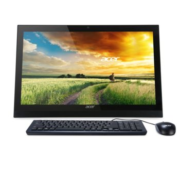 Настолен компютър Acer Aspire Z1-623 (DQ.B3HEX.003), 21.5" (54.6 cm) сензорен мулти-тъч Full HD LED Display (HDMI), дву-ядрен Broadwell Intel Core i3-5005U 2GHz, 4GB DDR3L RAM, 1TB HDD, USB 3.0, клавиатура & мишка, FreeDOS | JAR Computers Acer Acer Aspire Z1-623 DQ.B3HEX.003