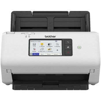 Скенер Brother ADS-4500W, 600 x 600 dpi, двустранно сканиране, ADF, USB, LAN, Wi-Fi | JAR Computers Brother ADS-4500W