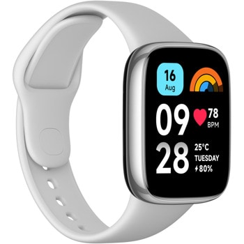 Смарт часовник Xiaomi Redmi Watch 3 Active, 1.83" (4.64cm) LCD дисплей, 5АТМ водоустойчивост, Bluetooth, следене на сърдечен ритъм, следене на съня, до 12 дни време на работа, сив | JAR Computers Xiaomi Redmi Watch 3 Active BHR7272GL