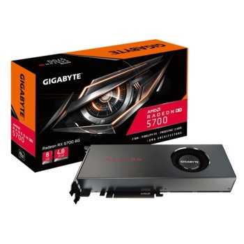 Видео карта AMD Radeon RX 5700, 8GB, Gigabyte GV-R57-8GD-B, PCI-E 4.0, GDDR6, 256bit, Display Port, HDMI | JAR Computers Gigabyte GV-R57-8GD-B