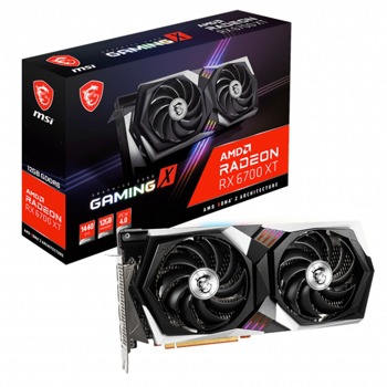 Видео карта AMD Radeon RX 6700 XT, 12GB, MSI GAMING X, PCI-E 4.0, GDDR6, 192-bit, DisplayPort, HDMI | JAR Computers MSI Radeon-RX-6700-XT-GAMING-X-12G