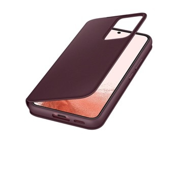 Калъф Samsung S22 Smart Clear View Cover Burgundy