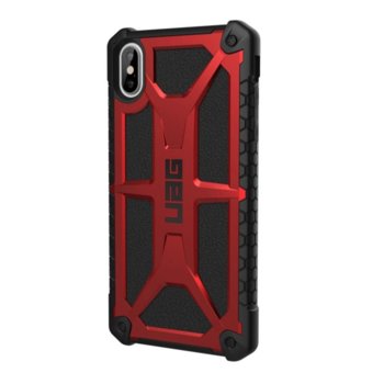 Калъф за Apple iPhone XS Max, хибриден, Urban Armor Monarch 111101119494, удароустойчив, червен image