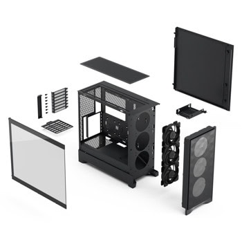 fractal design pop 2 air black tg fd-c-poa2a-02 | JAR Computers fractal design pop 2 air black tg fd-c-poa2a-02