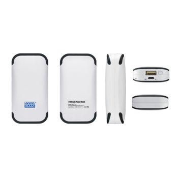 Външна батерия /power bank/ GOODRAM (PB44GR1WR1), 4400mAH, бяла | JAR Computers Външна батерия GOODRAM 4400mAH (PB44GR1WR1)