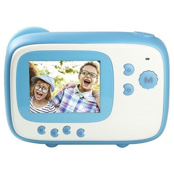 Фотоапарат AgfaPhoto Realikids Instant Cam Blue, детски, моментални снимки, 10 Mpix, 2.4" (6.09 cm) дисплей, слот за microSD карта до 32GB, син | JAR Computers AgfaPhoto Realikids Instant Cam Blue