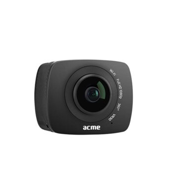 Видеокамера Acme VR30, Full HD 360° camera, 0.96'' (2.43 cm) LCD дисплей, micro USB, Wi-Fi, microSD slot, черна | JAR Computers Acme VR30 501796
