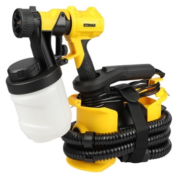 Електрически пистолет за боядисване RTR-MAX RTM7060 (VI-45354), 800W, 900ml вместимост, дебит 1100 мл/мин, жълт | JAR Computers Пистолет за боядисване RTR-MAX RTM7060 VI-45354