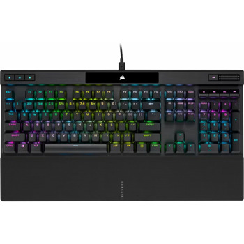 Клавиатура Corsair K70 RGB PRO, гейминг, механична, CORSAIR OPX суичове, RGB подсветка, USB, черна | JAR Computers Corsair K70 RGB PRO CH-910941A-NA