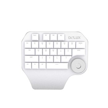 Клавиатура Delux Designer T11 сребриста