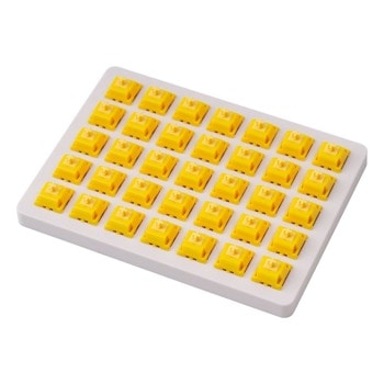 Суичове за механична клавиатура Keychron Gateron Cap Golden Yellow Switch Set 35 броя, жълти | JAR Computers Keychron Gateron Cap Golden Yellow Switch 35 Z76