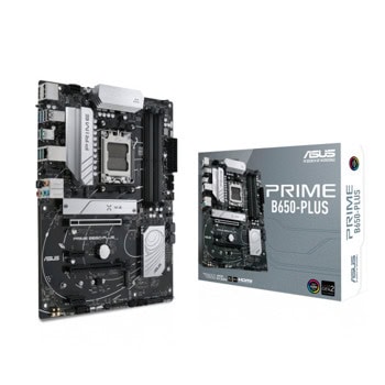 Дънна платка Asus PRIME B650-PLUS, B650, AM5, DDR5, PCI-E 4.0 (DP&HDMI), 4x SATA 6Gb/s, 2x M.2 slots, 4x USB 3.2 Gen 2, 2x USB 3.2 Gen 1, ATX | JAR Computers Asus PRIME B650-PLUS 90MB1BS0-M0EAY0