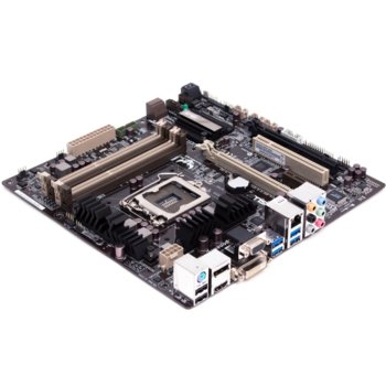 Дънна платка Asus VANGUARD B85, B85, LGA1150, DDR3, PCI-E 3.0 (CF) (HDMI, DVI & DisplayPort), SB7.1, Lan1000, 4xSATA 6Gb/s, 4xUSB3.0, uATX | JAR Computers Asus VANGUARD B85 LGA1150 HDMI DisplayPort