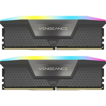 Памет 64GB (2x32GB) DDR5 6000MT/s, Corsair Vengeance RGB, CMH64GX5M2B6000C30, 1.4V | JAR Computers Corsair VENGEANCE RGB 64GB CMH64GX5M2B6000C30
