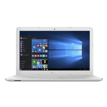 Лаптоп Asus X540SC-XX026D (90NB0B22-M00500)(бял) в пакет с чанта Trust и мишка, четири-ядрен Intel Pentium N3700 1.6/2.4GHz, 15.6" (39.62 cm) FullHD LED Display & GeForce 810M 1GB (HDMI), 4GB, 1TB HDD, USB3.0, Free DOS, 1.9kg | JAR Computers Asus X540SC-XX026D (90NB0B22-M00500_18902)