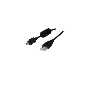 Кабел CABLE-291, от USB A(м) към Fuji 4-pin(м), 1.8м, черен image