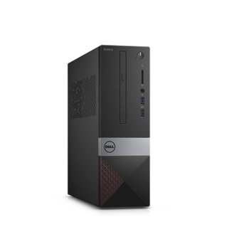 Настолен компютър Dell Vostro 3252 (TAHSFFBSW1701_311_R_UBU), четири-ядрен Intel Pentium N3700 1.6/2.4GHz, AMD Radeon R5 M240 2GB DDR3, 4GB DDR3L RAM, 500GB SATA 3 7200 rpm, 2x USB 3.0, клавиатура и мишка, Ubuntu Linux, 3.17kg | JAR Computers Dell Vostro 3252 SFF TAHSFFBSW1701_311_R_UBU