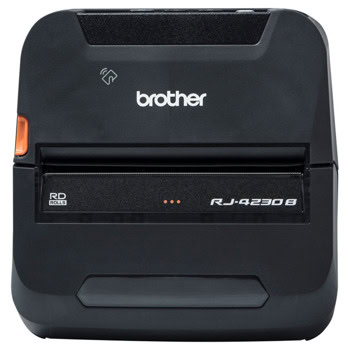 Мобилен етикетен принтер Brother RuggedJet RJ-4230B, 203dpi, 64MB DRAM/256MB Flash памет, USB, NFC, Bluetooth | JAR Computers BROTHER RuggedJet RJ-4230B RJ4230BZ1
