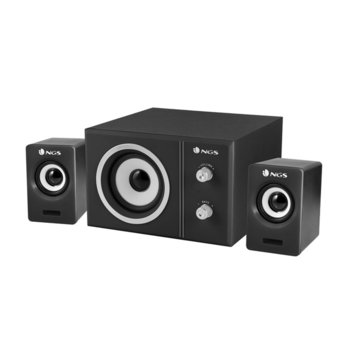 Тонколони NGS Sugar, 2.1, 20W, USB, черни | JAR Computers NGS Sugar