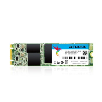 Памет SSD 128GB A-Data SU800, SATA 6Gb/s, M.2 (2280), скорост на четене 560 MB/s, скорост на запис 520MB/s | JAR Computers ADATA SSD M2 2280 SU800 128GB