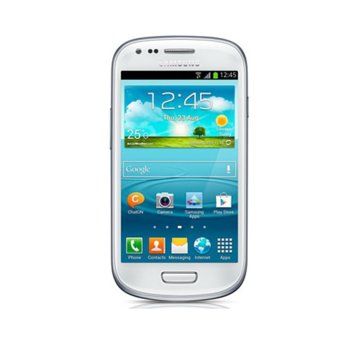 Samsung GALAXY S III Mini (GT-i8200), бял, 4.0" (10.16 cm) дисплей, дву-ядрен Cortex-A9 1GHz, 1GB RAM, 8GB памет (+microSD слот до 32GB), 5.0MPix камера | JAR Computers Samsung GALAXY S III Mini GT-i8200