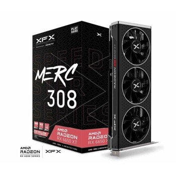 XFX Speedster MERC 308 AMD Radeon RX 6650 XT BLACK