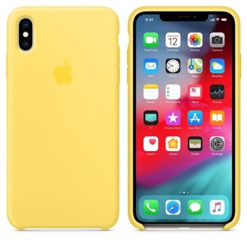 Apple iPhone XS Max Silicone Case - Canary Yellow