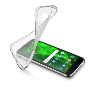 Калъф за Moto G6, гумен, Cellularline Soft, прозрачен | JAR Computers Калъф за Moto G6 Cellularline Soft