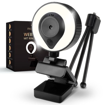 Уеб камера MONDEA WC1000, Full HD/30fps, IP20 защита, USB, черна image