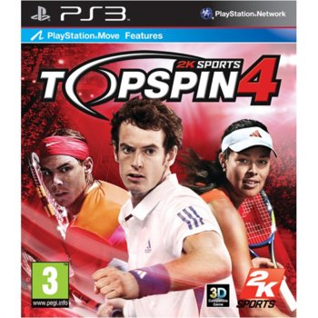 Игра за конзола Top Spin 4 (3D съвместимост), за PlayStation 3 | JAR Computers Top Spin 4 3D compatibility