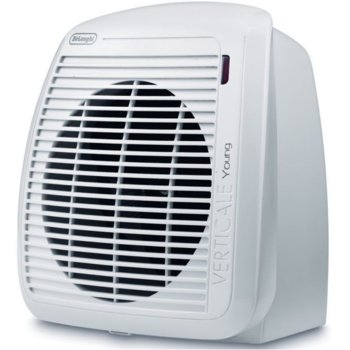 Вентилаторна печка DeLonghi HVY 1030, 2 степени,термостат, механично управление, отопляема площ 60 m3, 2000W, бяла | JAR Computers Вентилаторна печка DeLonghi HVY 1030