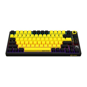 Lorgar KBP7075W Black/Yellow LRG-KBP7075W-YL-US