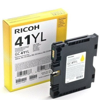 Тонер касета за Ricoh Aficio SG 2100 n/SG 3100 snw/SG 3110 dn/SG 7100 dn - Yellow - 405768 - Ricoh GC41YL, Заб.: 600к | JAR Computers Ricoh 405768