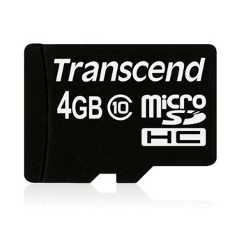 4GB microSDHC Transcend Premium TS4GUSDHC10