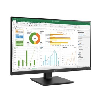 Монитор LG 27BN550Y-B, 27" (68.58 cm) IPS панел, 75Hz, Full HD, 5ms, 1 000:1, 200cd/m2, DisplayPort, HDMI, DVI | JAR Computers LG 27BN550Y-B