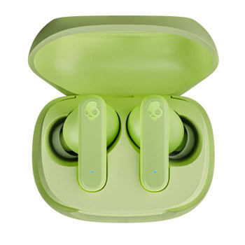 Слушалки Skullcandy Smokin Buds, безжични, Bluetooth, микрофон, 6mm говорители, зелени | JAR Computers Skullcandy Smokin Buds Matcha Green S2TAW-R954