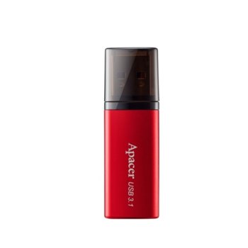 Памет 64GB USB Flash Drive, Apacer AH25B, USB 3.1, червена | JAR Computers Apacer 64GB AH25B Red