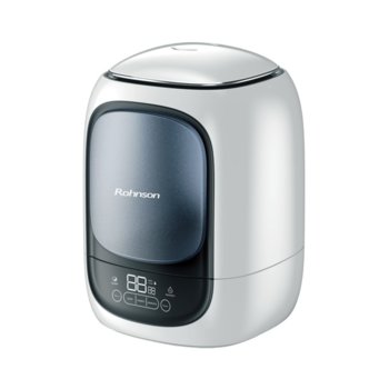 Овлажнител Rohnson R-9505, капацитет на овлажняване 350 мл./ч., LED дисплей, филтър от активен въглен, йонизатор, сив | JAR Computers Rohnson R-9505