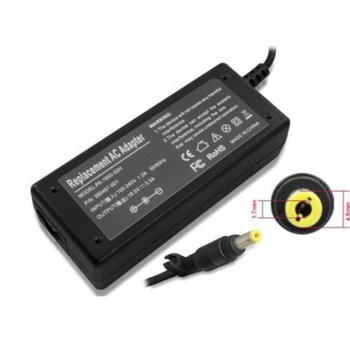 Захранване (заместител)за лаптопи HP, 19V/3.5A/65W, жак 4.8x1.7 | JAR Computers DF266 HP 18.5V 3.5A 65W 4.8x1.7