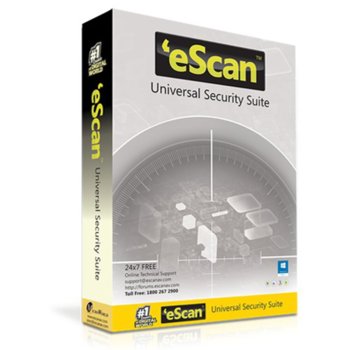 Софтуер eScan Universal Security Suite, 3 потребители, 1 година | JAR Computers eScan Universal Security Suite 3 devices/1year